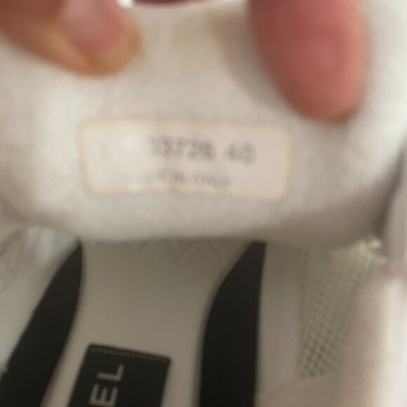 Chanel CC Logo Running Sneakers • White Suede Mesh Trainers EU 40 US 9.5 - Picture 5 of 16